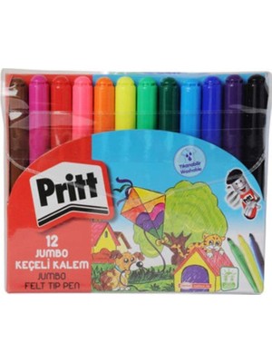 Pritt Jumbo Keçeli Kalem 12'Li