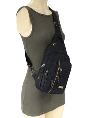 Seventeen Tek Omuz Askılı Polyester Sırt - Göğüs Çantası - Body Bag 3473