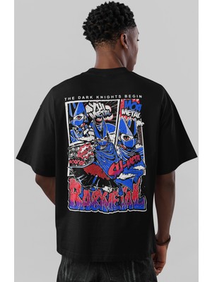 Sevbano Babymetal Rock Metal Müzik Grubu Sırt Baskılı Unisex Oversize Tişört