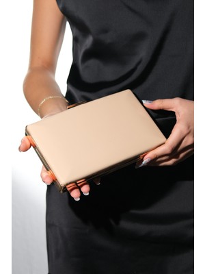 Luvi Destıny Koyu Bej Rugan Kadın Abiye Çanta