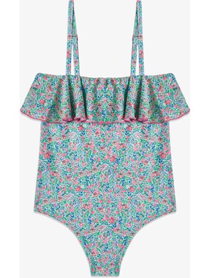 Penti Renkli Kız Çocuk Ditsy Mayo