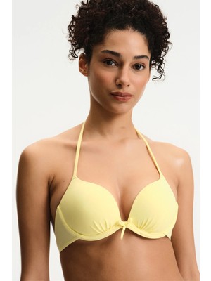 Penti Sarı Push Up Destekli Bikini Üstü