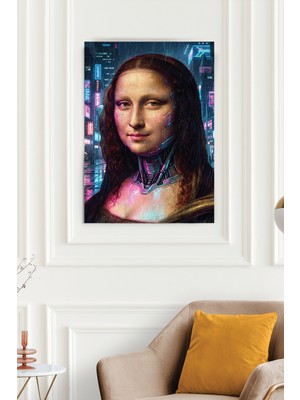 Giftcrea Mona Lisa Pop Art Poster - Modern Sanat Serisi Version1