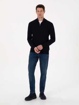 Cacharel Erkek Lacivert Slim Fit Jean Pantolon 50311679-VR033