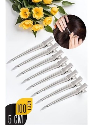 Marsilyan Turk Saç Klipsi Metal Toka 100 Adet Absolute Design