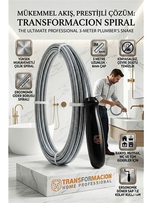 İlkyaz Fashion Profesyonel Gider Açıcı Spiral Çelik 3 Metre 723030 ILKYAZ-325T435
