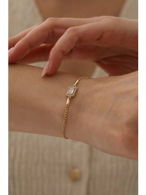 Yavuz Kuyumculuk 14 Ayar Altın Gurmet Zincir Baget Bileklik