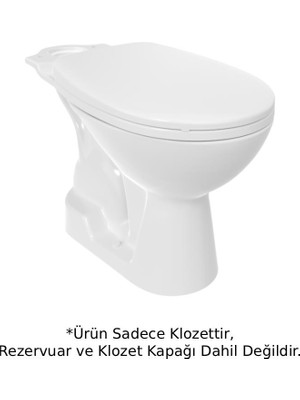 Creavit PA300 Pitta Alttan Çıkışlı Klozet Beyaz