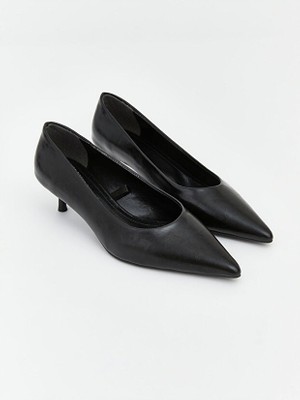 Lcw Siyah Sivri Burun Kadın Topuklu Ayakkabı