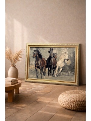 Artease Çerçeveli Dokuma Iran Halısı Tablo - Halı Tüccarı Tek Stok