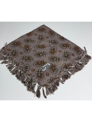 Beyce Cotton Sökme Boncuklu  Desenli Tülbent 06440-08