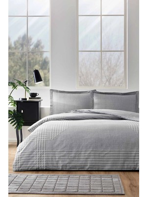 Özdilek Uniq Çift Kişilik Lastikli Çarşaf Nevresim Takımı