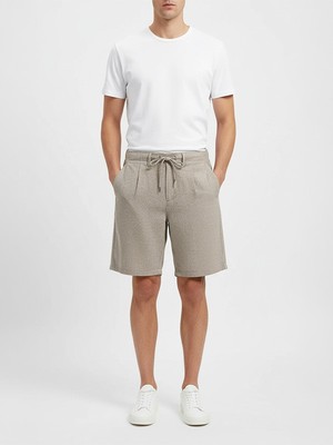 Only & Sons Onsleo Tap Lın Mıx 0006 Shorts Erkek Kahverengi Şort - 22036888