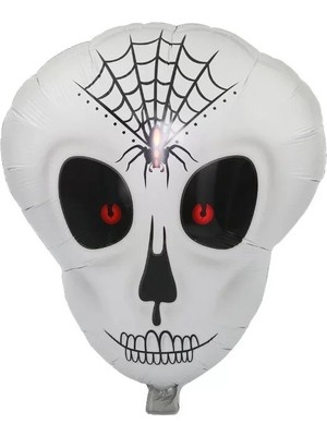 Midas Toptan Home Örümcek Ağ Desenli Iskelet Folyo Balon