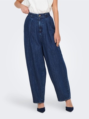 Only Onllerın Hw Balloon Db Dnm Qyt Kadın Lacivert Denim Pantolon - 15339183