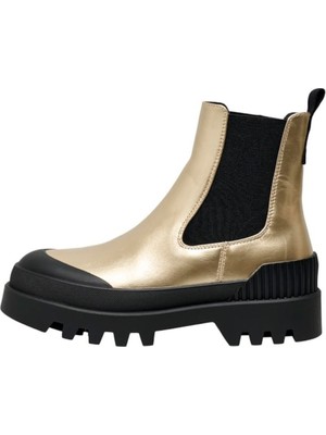 Only Onlbuzz-2 Pu Foıl Boot Kadın Sarı Bot - 15304862