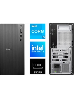 Dell Tower Intel Core I3-14100 ECT1250-K0434 48GB 512GB UHD Graphics W11PRO Masaüstü Bilgisayar