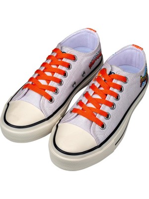 Dogo Kadın Vegan Beyaz Sneakers - Looney Tunes Bugs Bunny Space Jam Tasarım