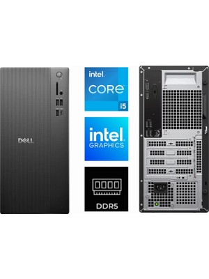 Dell Tower Intel Core I5 14400 ECT1250-K0160 96GB 2tb UHD Graphics Freedos Masaüstü Bilgisayar
