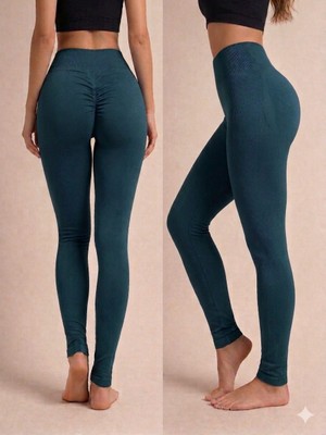 BBS Push-Up Büzgülü Yüksek Bel Toparlayıcı Spor Tayt