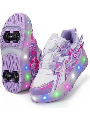 Tuğba Ortopedi 9626 Çocuk Işıklı Tekerlekli Sneaker