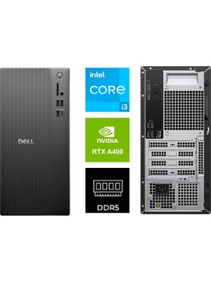 Dell Tower Intel Core I3-14100 ECT1250-K0115 32GB 4tb A400 4gb Freedos Masaüstü Bilgisayar