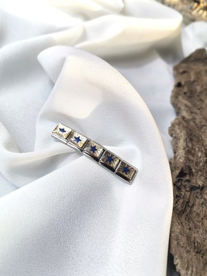 Luna Jewelry Gümüş Renk Starry Night Model 316L Çelik Nomination Charm