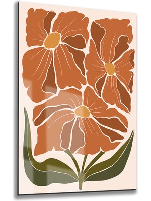 Tink Modern Dekoratif Tablo, Cam Görünümlü, Yapışkanlı, Kolay Montaj, Uv Baskılı TT1006