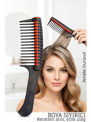 Ethab Ticaret Profesyonel Saç Boyama Tarağı – Renk Ayırıcı &amp; Boya Sıyırıcı Kuaför - GL002V-7MOZN