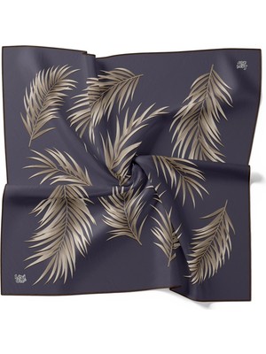 Lêvi D'or Levidor Kristal Eşarp D8 Indigo Mavi