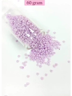 Just Cheap Store Dökme Cam Kum Boncuk (11/0) 2 mm - 60 Gram -  Açık Pembe - BNC043