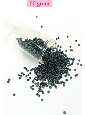 Just Cheap Store Dökme Cam Kum Boncuk (11/0) 2 mm - 60 Gram -  Koyu Yeşil - BNC054