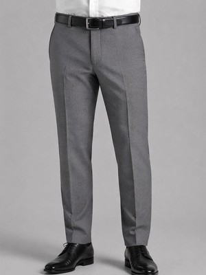 Ricati Regular Fit Armür Desen Erkek Kumaş Pantolon - 7620