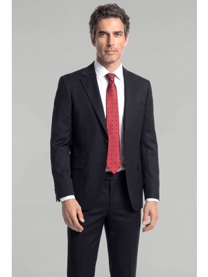 Bisse Erkek Mono Yaka 4 Drop Takım Elbise Sıyah PTK24YNOS002_D99
