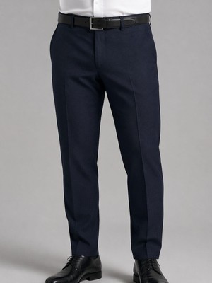 Ricati Regular Fit Armür Desen Erkek Kumaş Pantolon - 7620