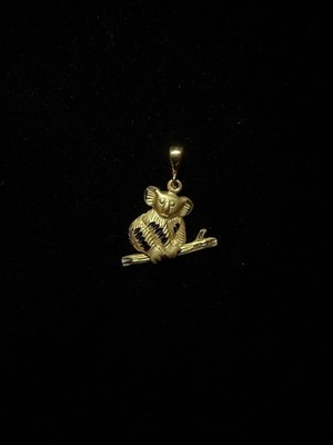 Altın Koala Figür Kolye Ucu (14 Ayar)