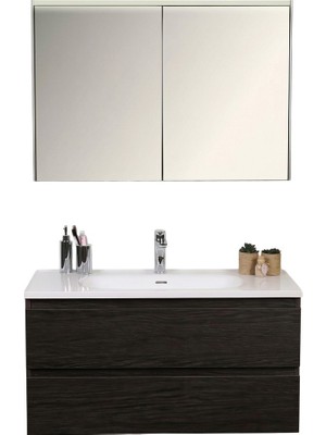 Kobos Lignum 100 cm Banyo Dolabı Seti Watson