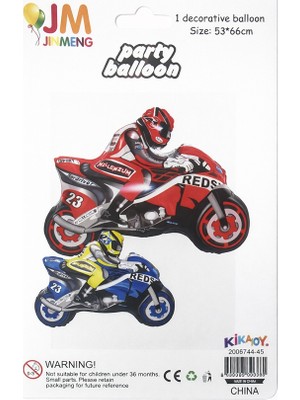 Vipfoni Yarış Motosikleti Folyo Balon