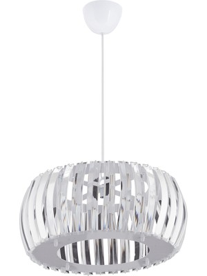 PremiumPort Modern Beyaz Kristal Avize, Şık ve Parlak Evi Aydınlatır