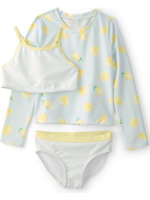Carter's Kız Çocuk Güneş Koruyucu Mayo Set 3U614410
