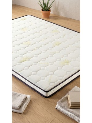 Artex Visco Şilte 180X200 Yer Yatağı Aloe 9 +-1cm cm Ped Yatak Şiltesi Pedi Topper Mattress