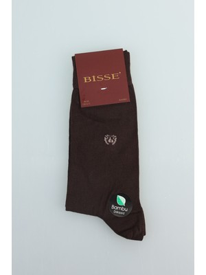 Bisse Erkek Bambu Dikişsiz Uzun Çorap Kahve CRP25Y250002_D11
