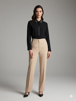 Ekol Yanı Lastikli Pantolon 4164