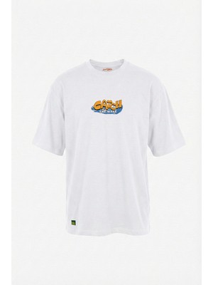 Dad & Children Surfer Unisex Oversize T-Shirt