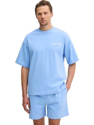 Calvin Klein Erkek Kısa Kollu Şortlu Pijama Takımı LV00NM2949