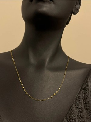 Altın Ayna Zincir Kolye