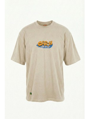 Dad & Children Surfer Unisex Oversize T-Shirt