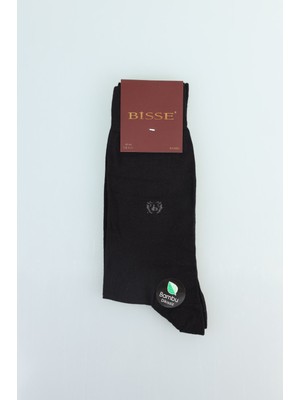 Bisse Erkek Bambu Dikişsiz Uzun Çorap Siyah CRP25Y250002_D99