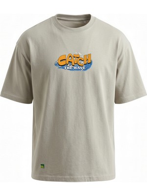 Dad & Children Surfer Unisex Oversize T-Shirt