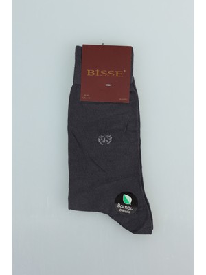 Bisse Erkek Bambu Dikişsiz Uzun Çorap Füme CRP25Y250002_D57